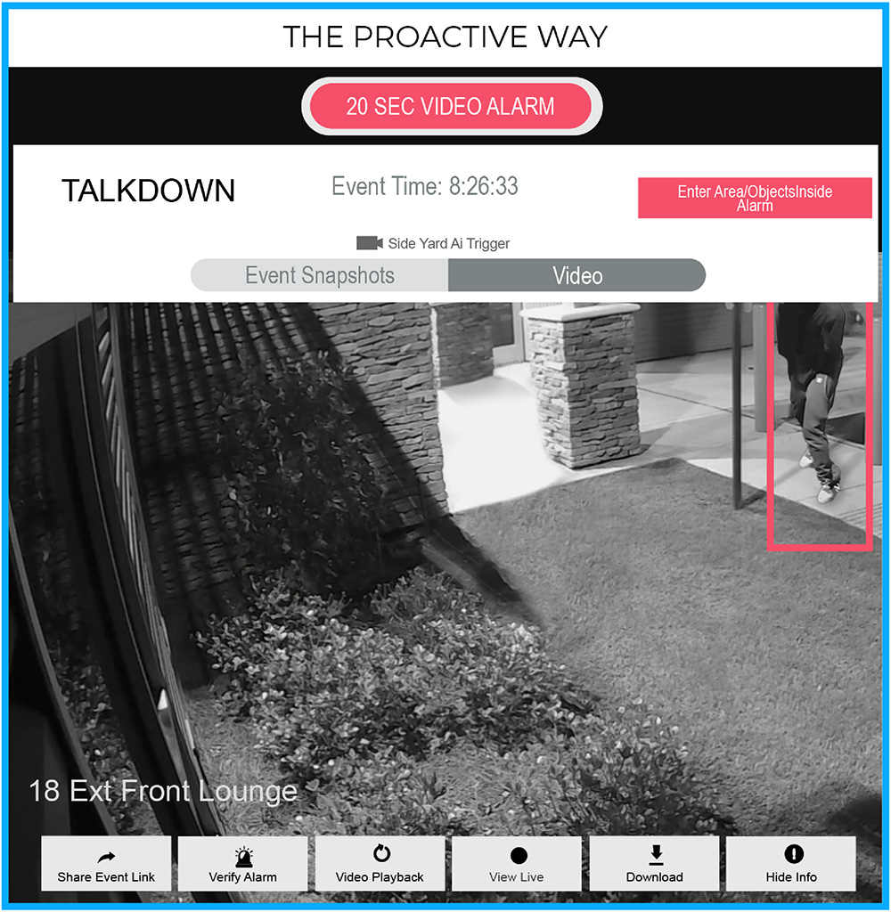 CHeKT Alarm Activation